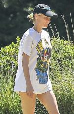 DIANE KRUGER at a Park in Beverly Hills 06/14/2020