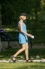 DIANE KRUGER at a Park in Beverly Hills 06/23/2020