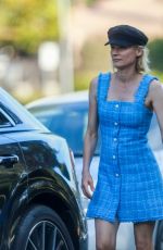 DIANE KRUGER at a Park in Beverly Hills 06/23/2020
