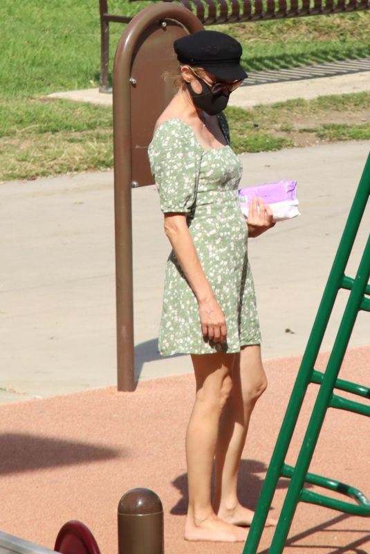 DIANE KRUGER at a Park in Los Angeles 06/24/2020