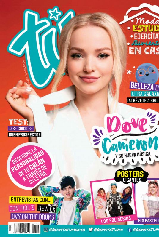 DOVE CAMERON in Tu Style Magazine, Mexico June 2020