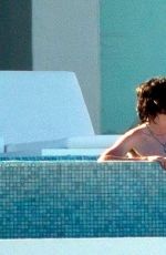 EIZA GONZALEZ and Timothee Chalamet at a Pool in Cabo 06/20/2020