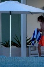 EIZA GONZALEZ and Timothee Chalamet at a Pool in Cabo 06/20/2020