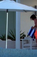EIZA GONZALEZ and Timothee Chalamet at a Pool in Cabo 06/20/2020