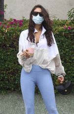 EIZA GONZALEZ in Tight Wearing a Mask Out in Los Angeles 06/17/2020