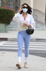 EIZA GONZALEZ in Tight Wearing a Mask Out in Los Angeles 06/17/2020
