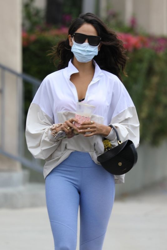 EIZA GONZALEZ in Tight Wearing a Mask Out in Los Angeles 06/17/2020