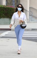 EIZA GONZALEZ in Tight Wearing a Mask Out in Los Angeles 06/17/2020