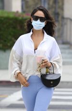 EIZA GONZALEZ in Tight Wearing a Mask Out in Los Angeles 06/17/2020