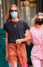 ELSA HOSK and Tom Daly Wearing Masks Out in New York 06/10/2020