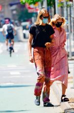 ELSA HOSK and Tom Daly Wearing Masks Out in New York 06/10/2020