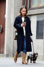 EMILIA CLARKE Out with Her Dog in London 06/06/2020