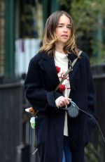 EMILIA CLARKE Out with Her Dog in London 06/06/2020