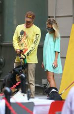 EMILY RATAJKOWSKI and Sebastian Bear-McClard Out with Columbo in New York 06/27/2020