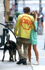 EMILY RATAJKOWSKI and Sebastian Bear-McClard Out with Columbo in New York 06/27/2020