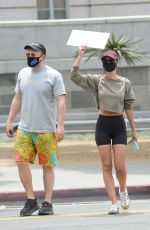 EMILY RATAJKOWSKI at Black Lives Matter Protest in Los Angeles 06/02/2020