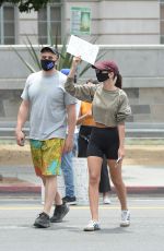 EMILY RATAJKOWSKI at Black Lives Matter Protest in Los Angeles 06/02/2020