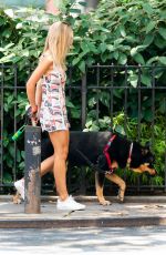 EMILY RATAJKOWSKI Out with Her Dog in New York 06/28/2020