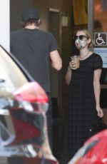 EMMA ROBERTA and Garrett Hedlund at Larchmont Village in Los Angeles 06/06/2020