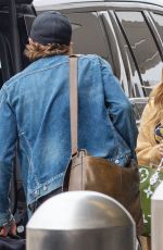 EMMA ROBERTS and Garrett Hedlund at LAX Airport in Los Angeles 06/26/2020