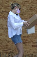 EMMA ROBERTS in Denim Shorts Out in Los Angeles 06/12/2020