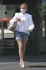 EMMA ROBERTS in Denim Shorts Out in Los Angeles 06/12/2020