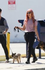 EMMA SLATER Out with Her Dogs in Los Angeles 06/14/2020