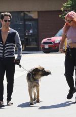 EMMA SLATER Out with Her Dogs in Los Angeles 06/14/2020