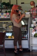 EMMA SLATER Riding a Bike Out in Studio City 06/12/2020