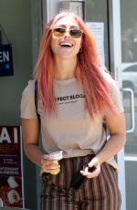 EMMA SLATER Riding a Bike Out in Studio City 06/12/2020