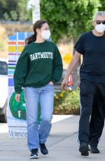 EMMY ROSSUM and Sam Esmail Out in Toluca Lake 05/31/2020