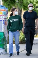 EMMY ROSSUM and Sam Esmail Out in Toluca Lake 05/31/2020