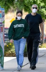 EMMY ROSSUM and Sam Esmail Out in Toluca Lake 05/31/2020