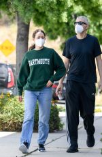 EMMY ROSSUM and Sam Esmail Out in Toluca Lake 05/31/2020