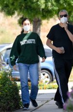 EMMY ROSSUM and Sam Esmail Out in Toluca Lake 05/31/2020
