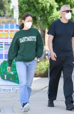 EMMY ROSSUM and Sam Esmail Out in Toluca Lake 05/31/2020