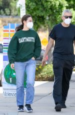 EMMY ROSSUM and Sam Esmail Out in Toluca Lake 05/31/2020