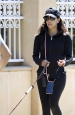 EVA LONGORIA Out qith Her Dog in Beverly Hills 06/08/2020