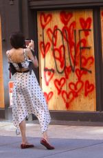FAMKE JANSSEN Out and About in New York 06/13/2020