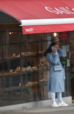 FRANCESCA ALLEN Out on a Rainy Day in Loughton 06/111/2020