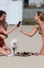 FRANCESCA FARAGO, HALEY CURETON and MADISON WYBORNY from Too Hot to Handle in Bikinis at a Beach in Los Angeles 06/26/2020