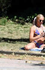 GABBY ALLEN in Bikini Sunbathing at a Park in London 06/01/2020