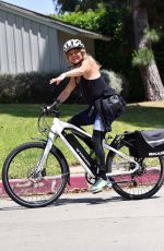 GOLDIE HAWN Out Riding a Bike in Brentwood 06/17/2020