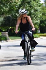 GOLDIE HAWN Out Riding a Bike in Brentwood 06/17/2020