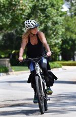GOLDIE HAWN Out Riding a Bike in Brentwood 06/17/2020
