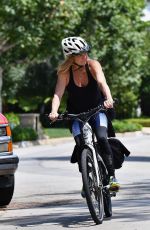 GOLDIE HAWN Out Riding a Bike in Brentwood 06/17/2020