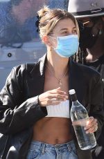 HAILEY BIEBER and BELLA HADID Arrives at Airport in Sardinia 06/27/2020