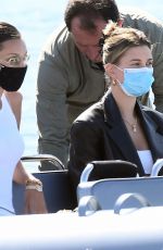 HAILEY BIEBER and BELLA HADID Arrives at Airport in Sardinia 06/27/2020