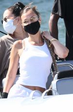 HAILEY BIEBER and BELLA HADID Arrives at Airport in Sardinia 06/27/2020