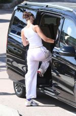 HAILEY BIEBER and BELLA HADID Arrives at Airport in Sardinia 06/27/2020